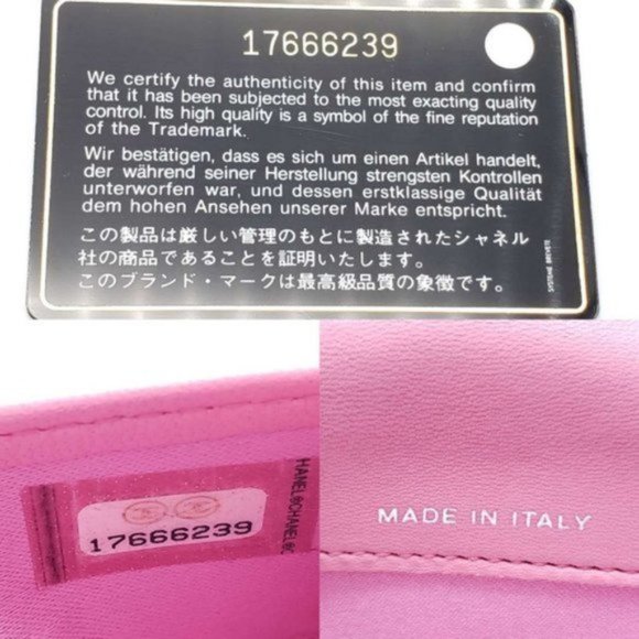 Authentic Chanel Camellia Rose Pink Bifold Wallet - Picture 13 of 15